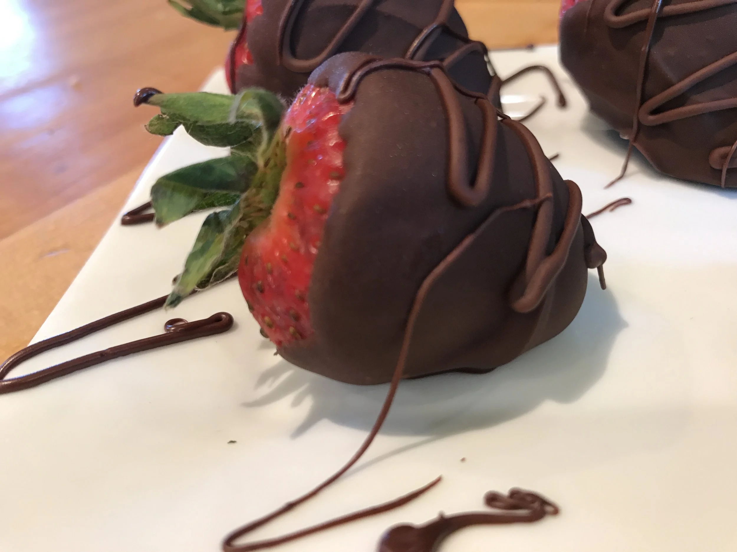 Cooking competition. Chocolate covered strawberries - and MORE!