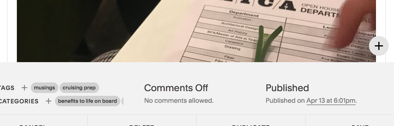 See the “comments off”?