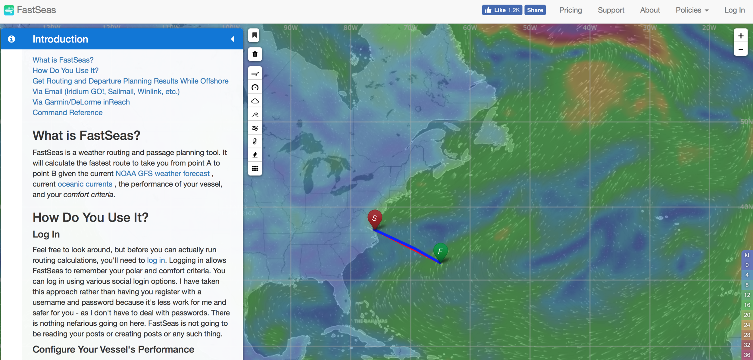 FastSeas screenshot