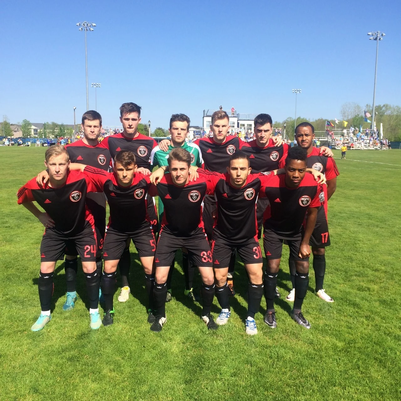 Michigan Stars FC Starting Eleven v Lansing United in Sunday's 1-0 Win