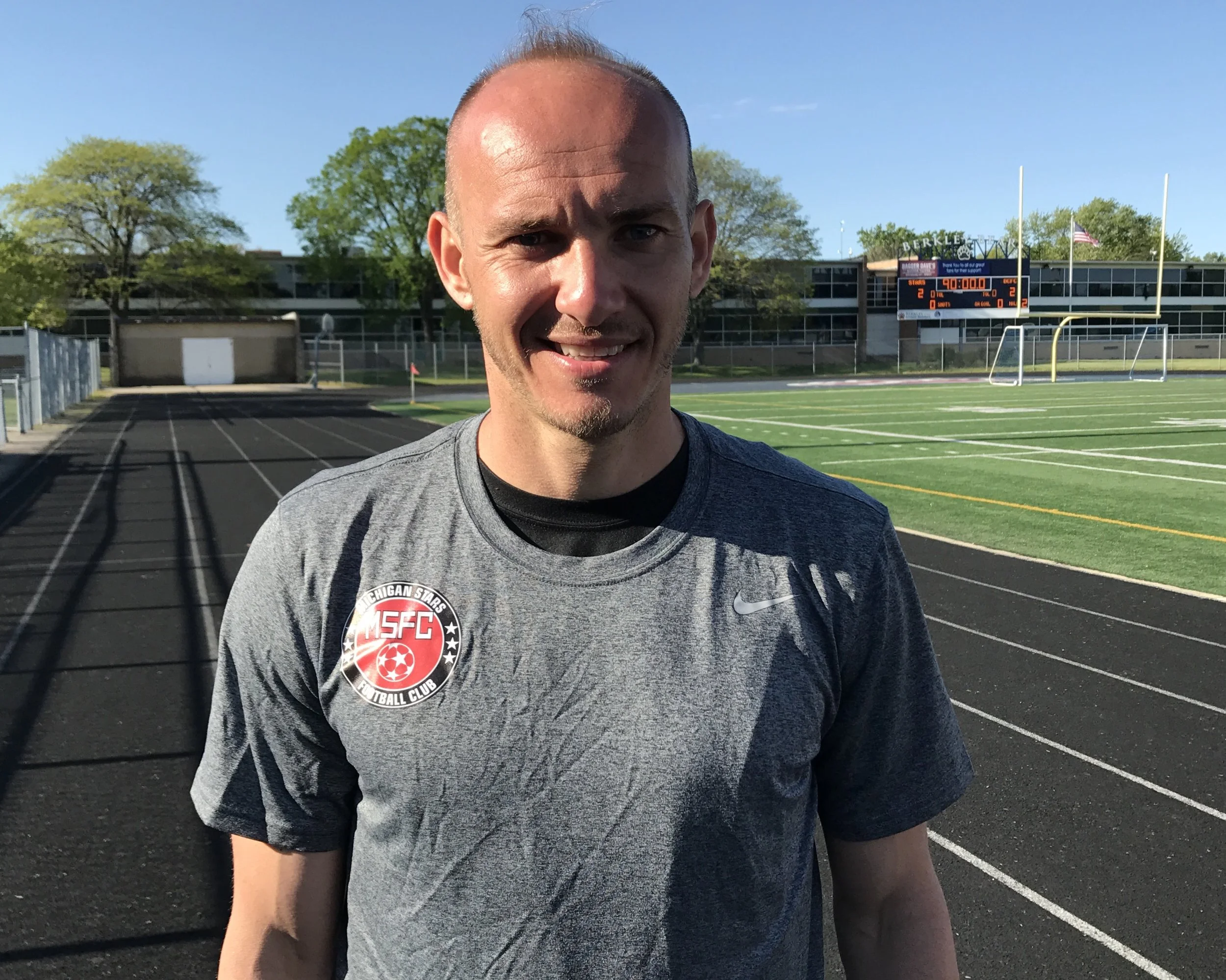 Cristian Dragoi was named the Michigan Stars Man of the Match