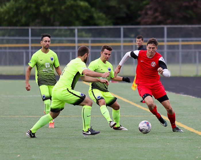 The Michigan Stars FC battled to a 1-1 draw with Grand Rapids FC. (JDN2 Photography image).