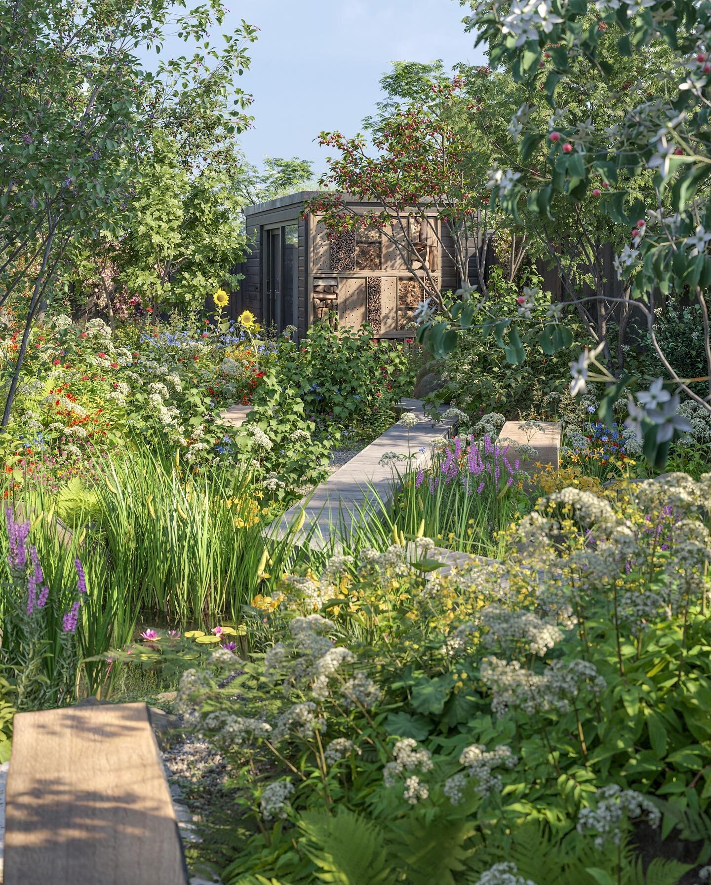 RHS Resilient Garden is out on Thursday! Preorder links in my bio &amp; available in bookshops from the 6th April.

An exciting element of the book that I can finally reveal is that we have created a virtual garden to illustrate design ideas in the b