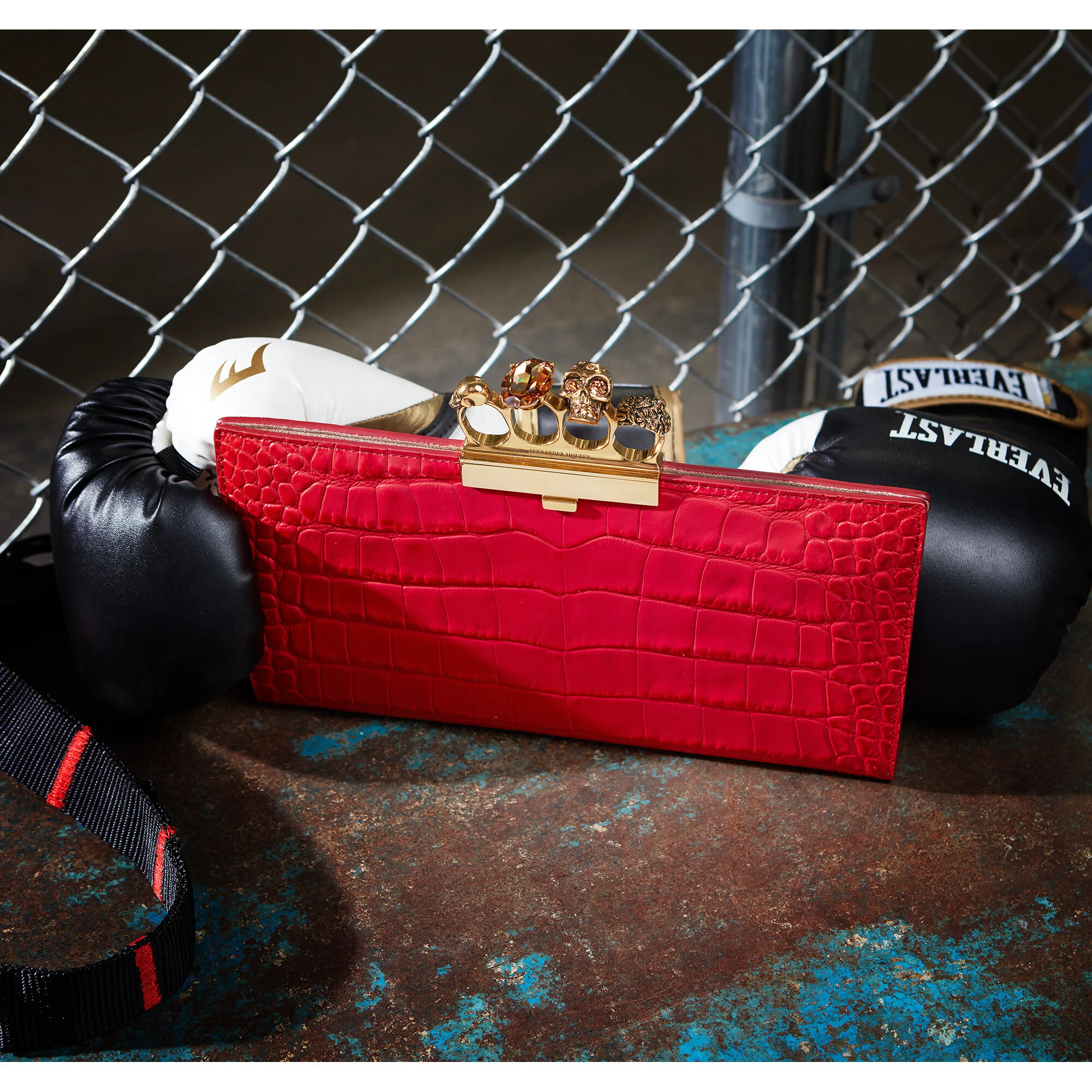  Alexander McQueen clutch bag 