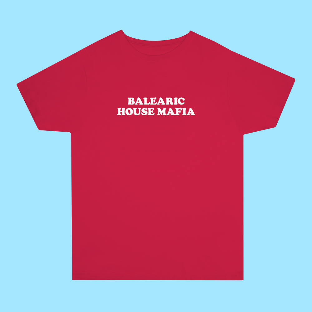 Balearic House Mafia Red Tee