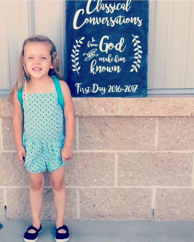 First day of pre-school  #latergram