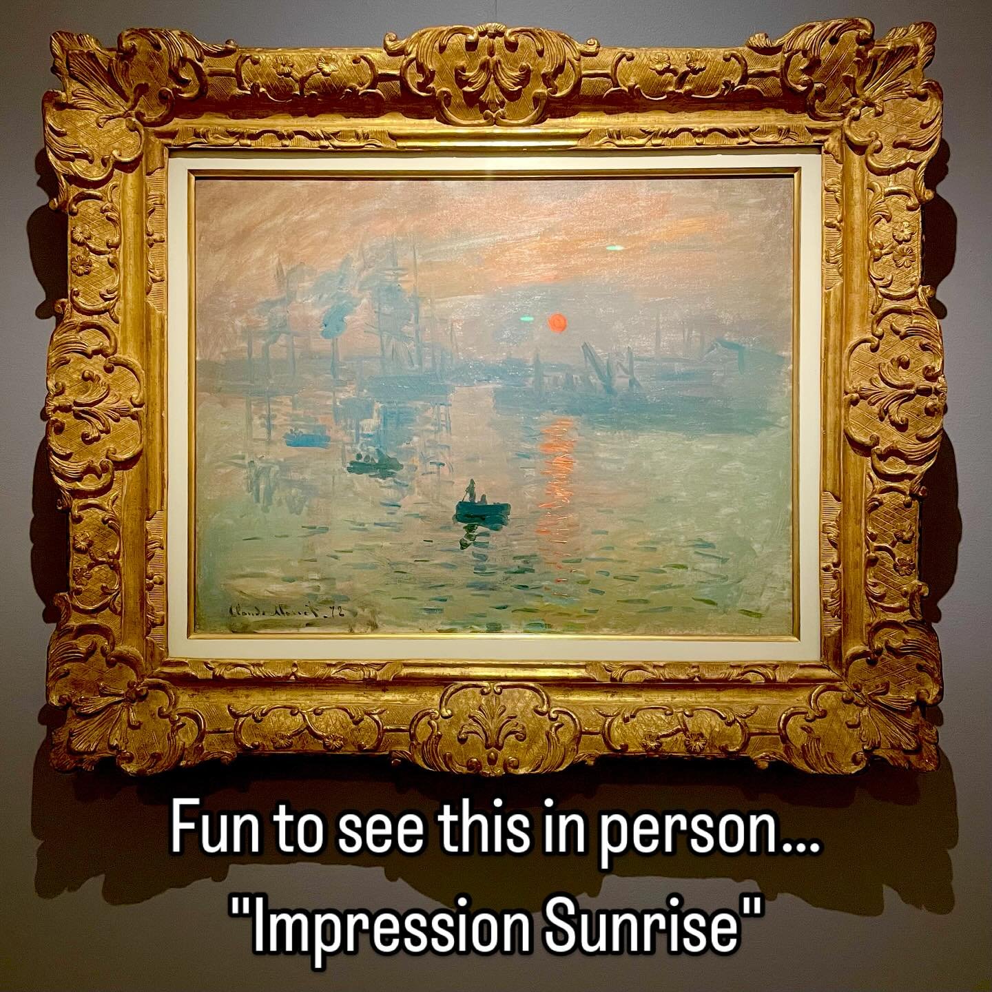That orange sun really pops in person.
