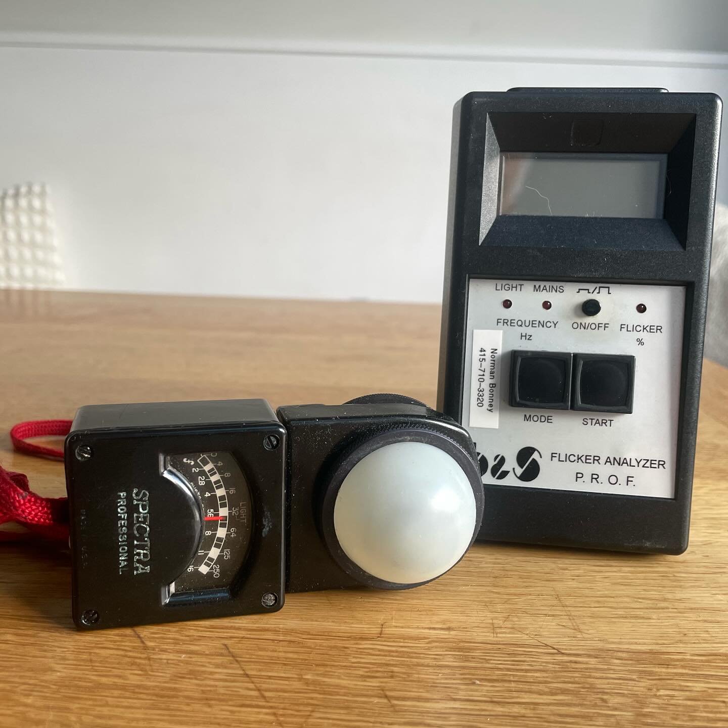 This is an odd post for an art account and you will have to forgive some drippy sentimentality if you read further. 

These 2 light measuring devices have a special place in my geeky heart. They were constant and reliable companions when I was workin