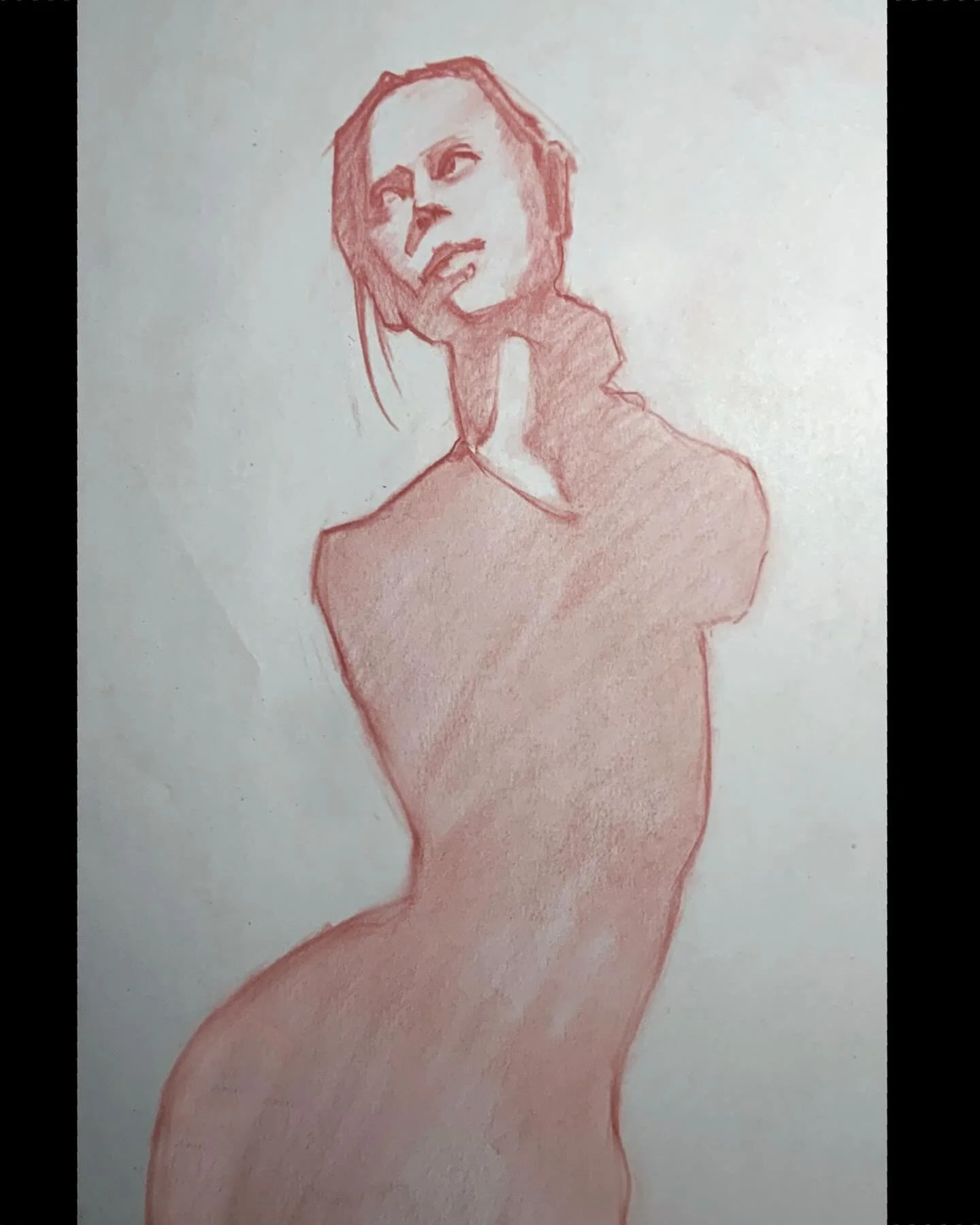 Trying to work with some stylization&hellip;.stretching, simplifying, exaggerating.
.
.
 #figuredrawing #figurativedrawing #figurativeart #lifedrawing #figurative #lifedrawings #drawing #draw #drawings #sketching #sketch #sketches #sketchbook #charco