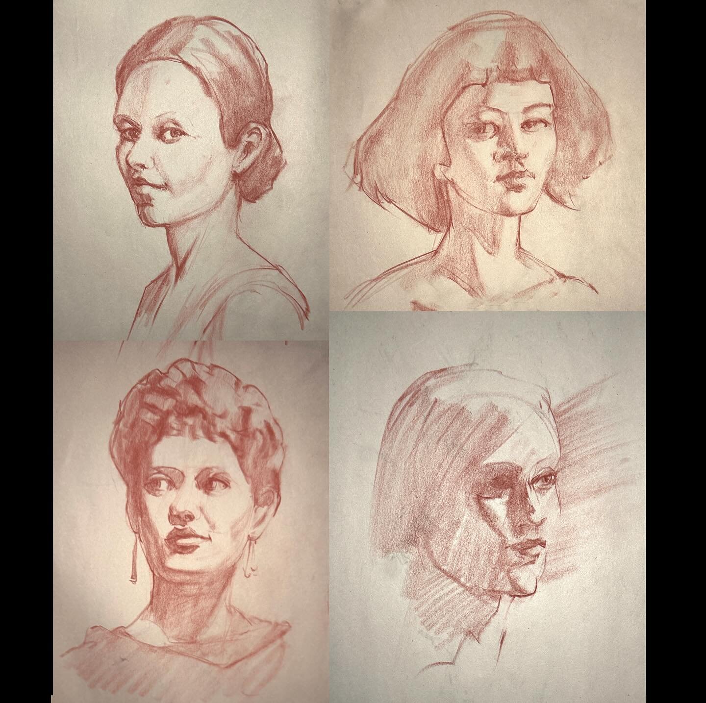 Some faces this morning. (fighting jet lag)
