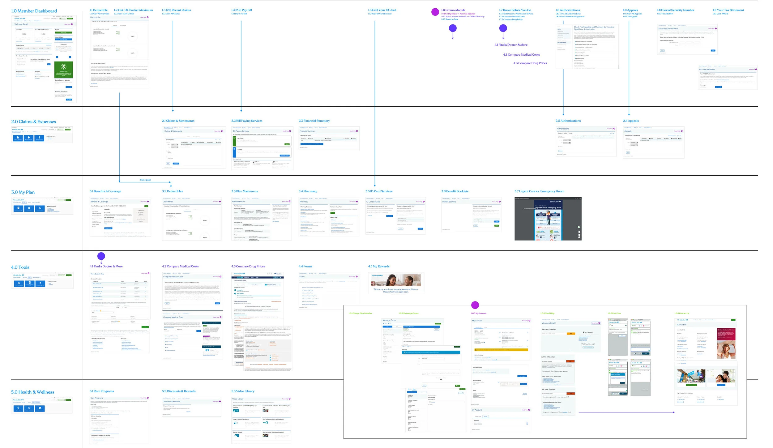 IA Process Work / Wireframes (Copy)