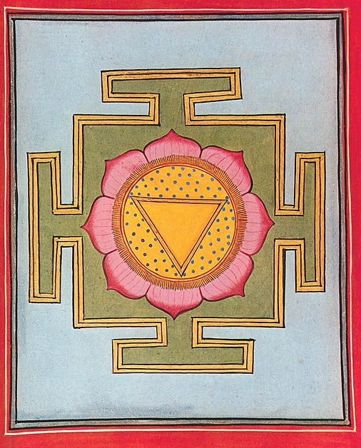 Yoni Yantra, art from ancient India