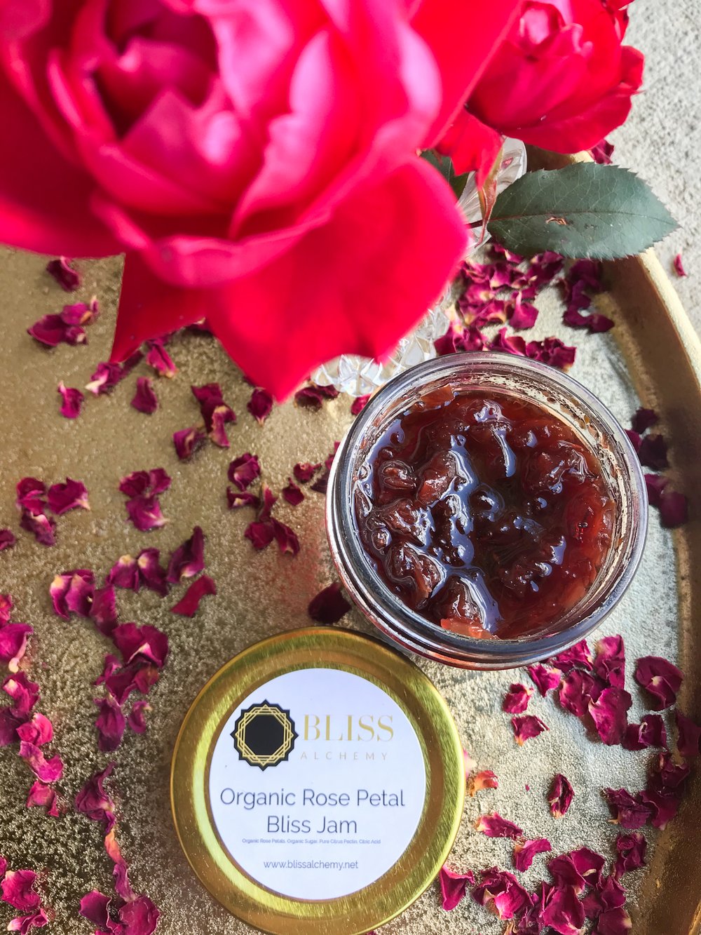Magliano Rose Petal Jam Preserve, Certified Organic 4.06 oz