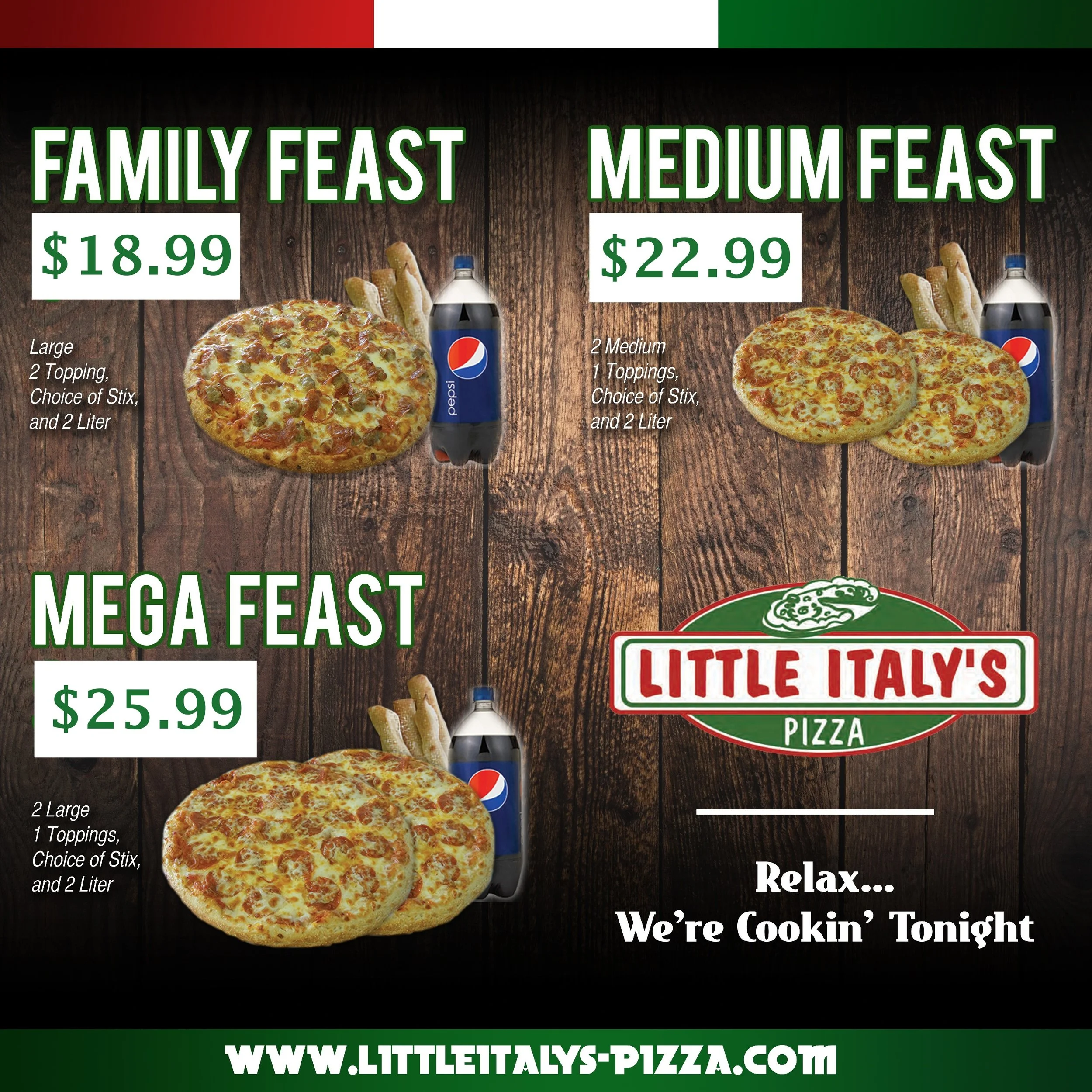 Specials — Little Italy's Pizza