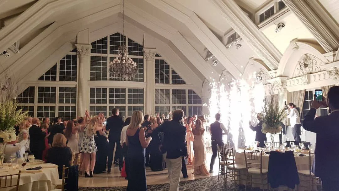 Safe Indoor Spark Fountains For Weddings Parties And Nj Events By Sce Event Group Sce Event Group Outstanding Nj Wedding Dj Entertainment