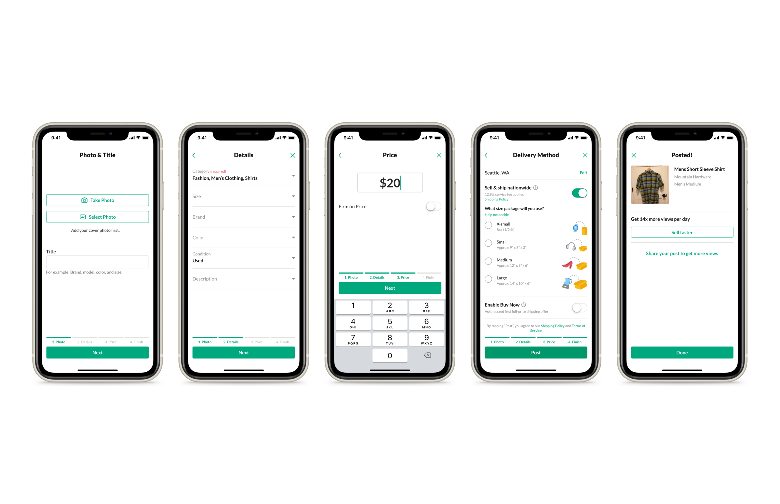 OfferUp Post Flow Design