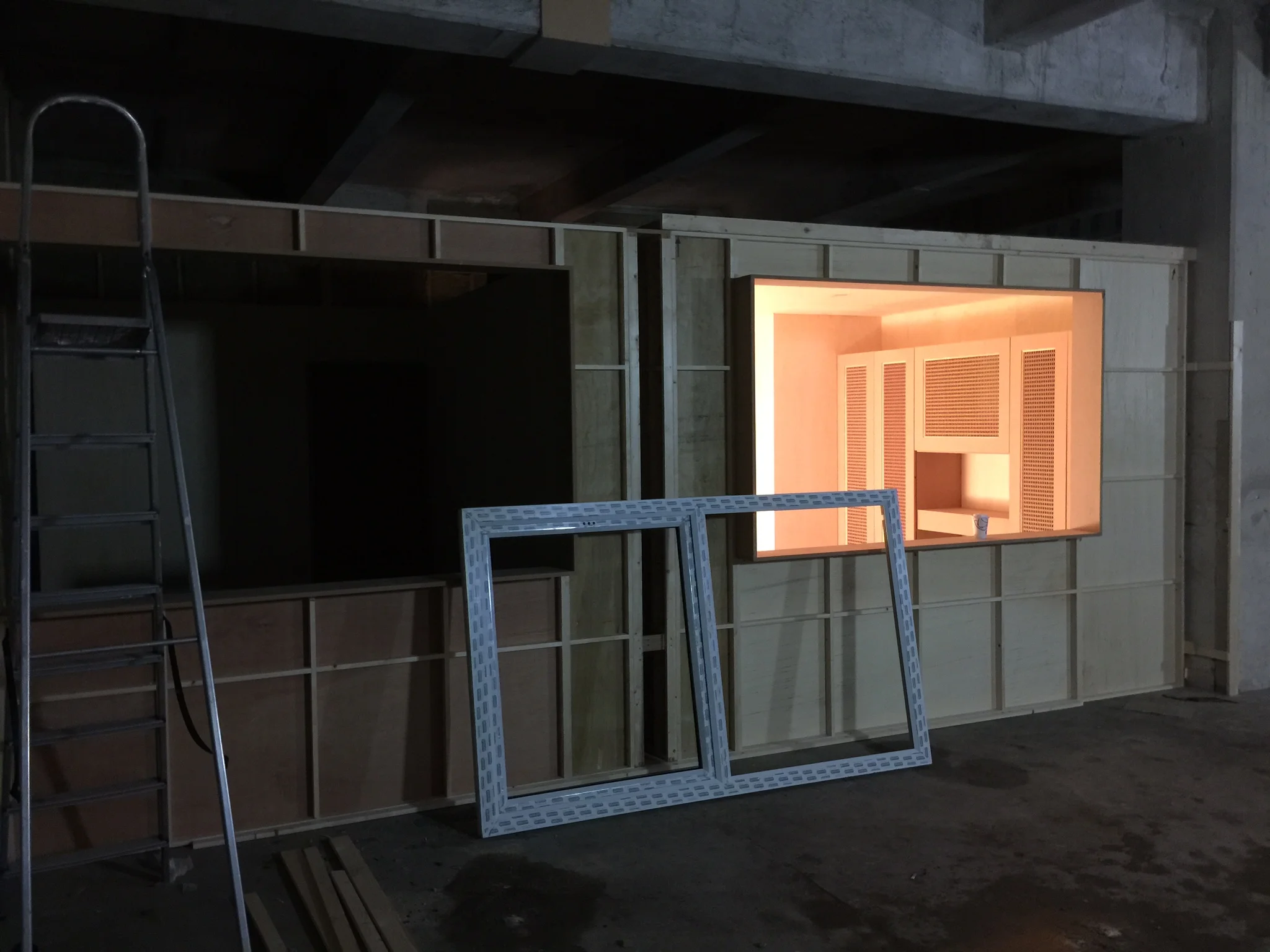 Studio build of bedroom interiors