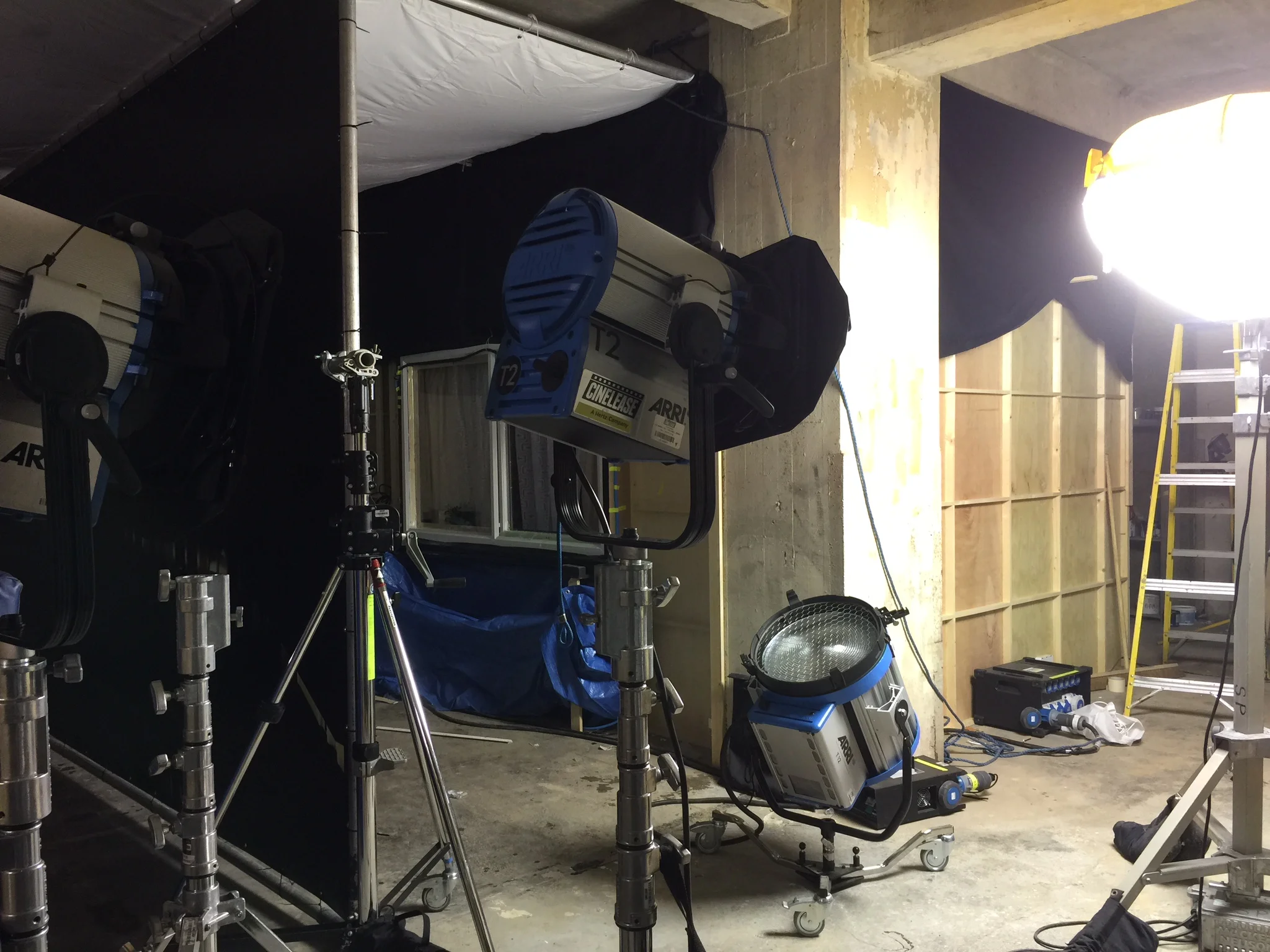 Rain rig fitted to the bedroom windows