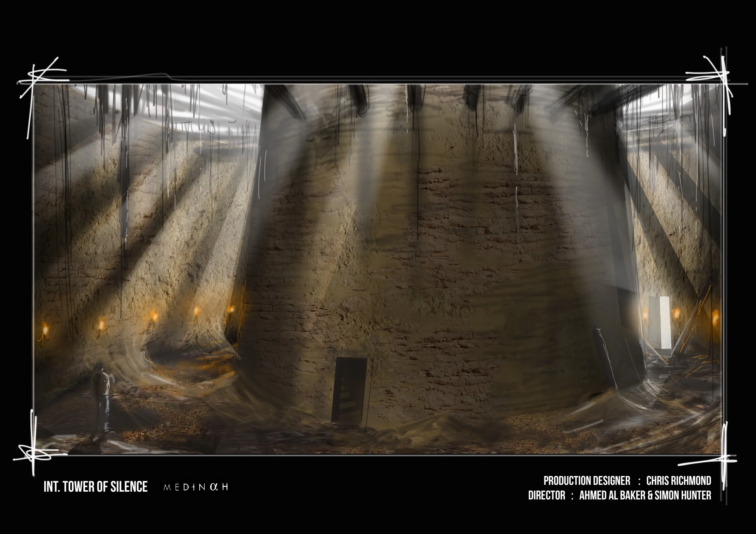 digital set extension - tower of silence