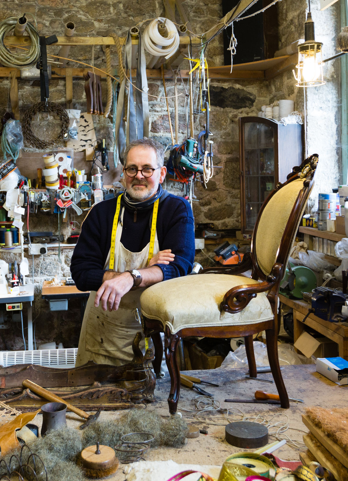 THE UPHOLSTERER