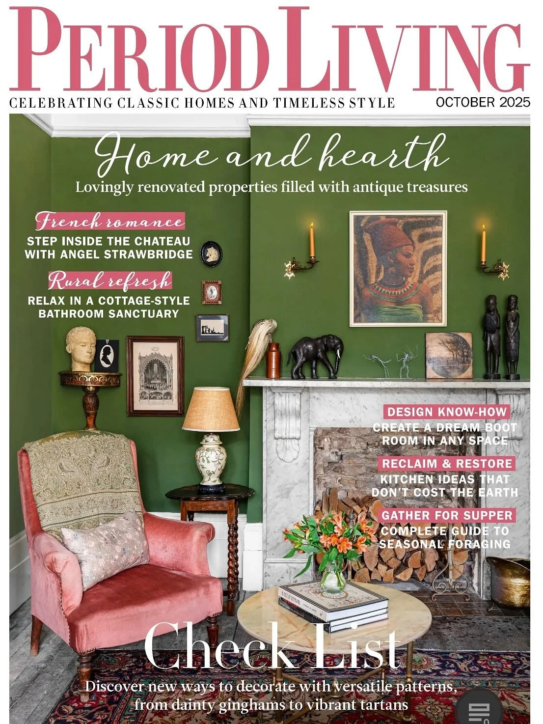 &lsquo;A joy at every page turn&rsquo; - my first book review is in! Thanks so much to @period_living for the lovely write-up. Pics are of @rekindled.hearth and @ambrosevevers, plus me (@suzybennett.photography) and my pooch.