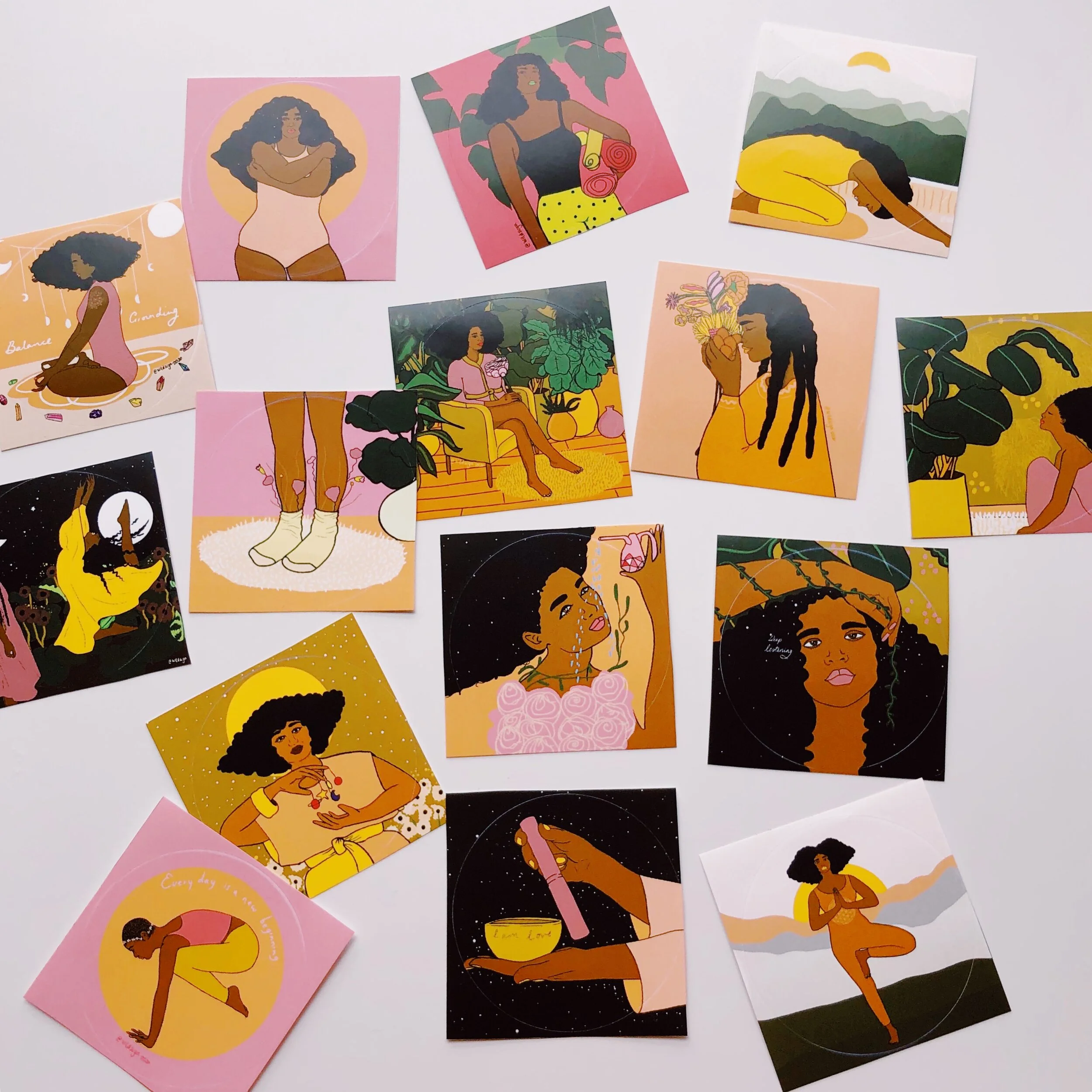 Self Love sticker Pack: Full 15 piece Collection