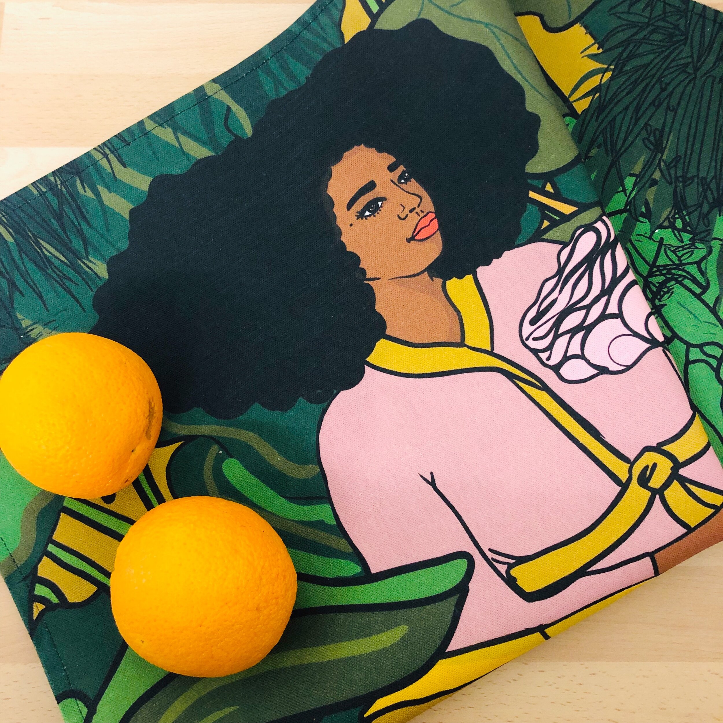 Plant Mom Kitchen Tea Towel