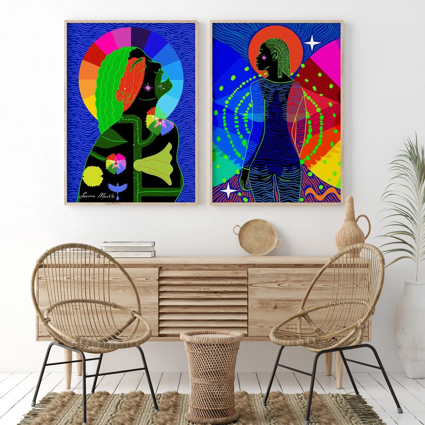 When colours speak louder than words. #newart #interiordesign #fineartprint #printsoninstagram

Sarina Mantle,&nbsp;Immersed &amp; Cyclical, 2025
Fine Art Giclee Prints
A1 59.4 x 84.1 cm | A2 42 x 59.4cm 
Edition of&nbsp;50
Signed and numbered
Unfram