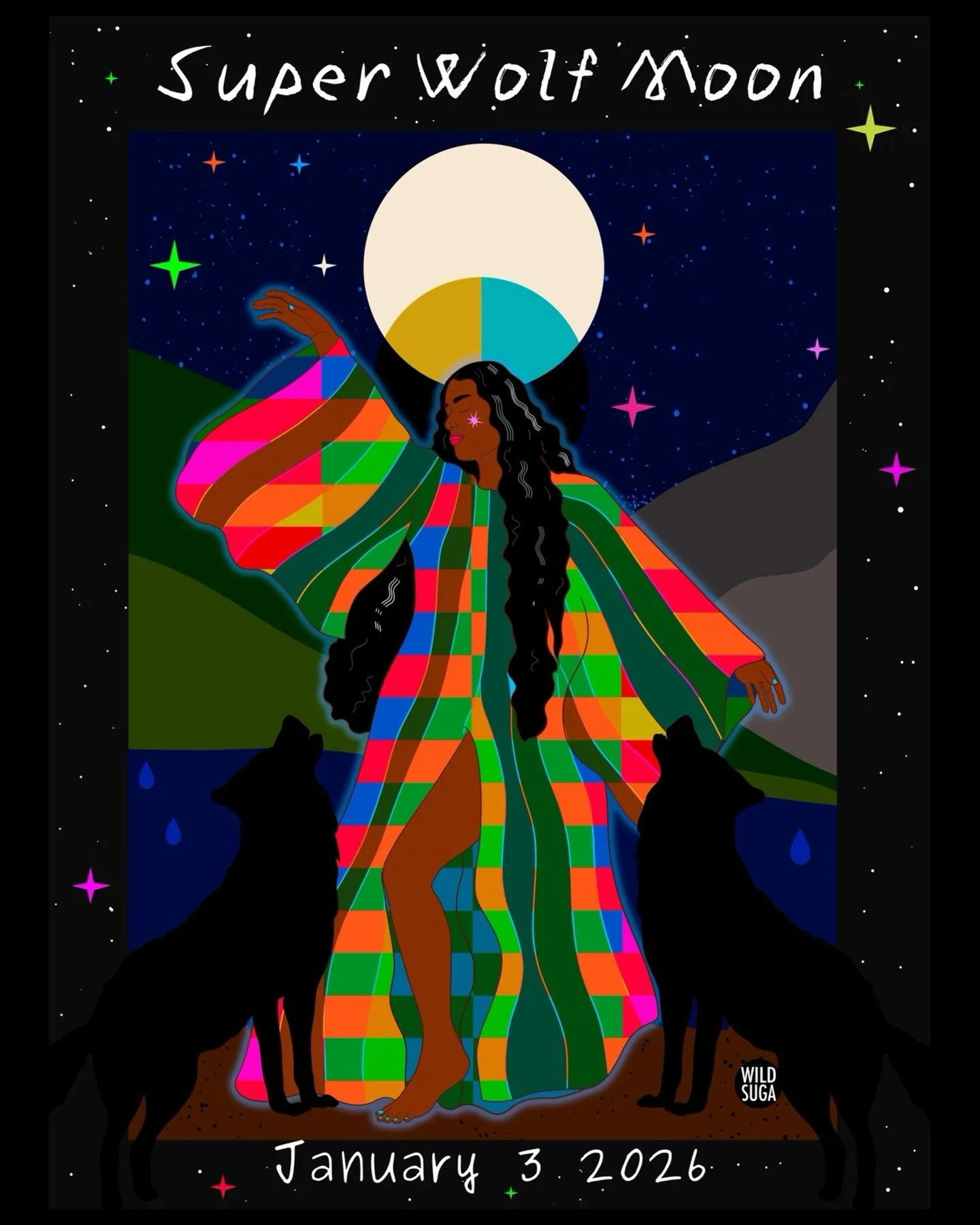 &ldquo;Welcoming introspection, transformation, and a deep connection with one's instincts embracing wildness and trusting the call of the Wolf Moon super Moon &amp; all its fullness,&rdquo;

#fullmoon #superfullmoon #sacredness