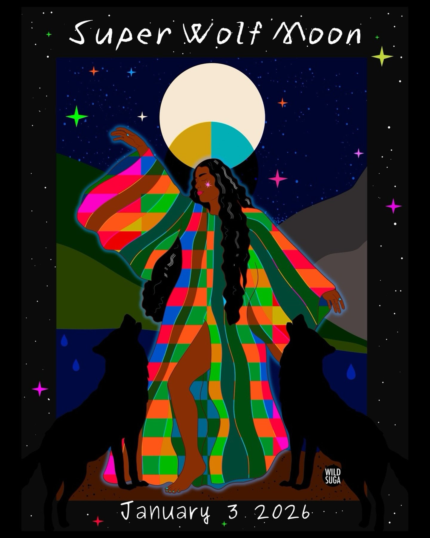 &ldquo;Welcoming introspection, transformation, and a deep connection with one's instincts embracing wildness and trusting the call of the Wolf Moon super Moon &amp; all its fullness,&rdquo;

#fullmoon #superfullmoon #sacredness