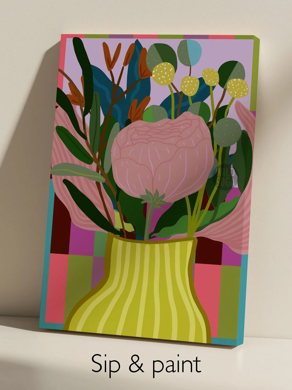 Let&rsquo;s Sip and paint time! 

Excited to be hosting a sip and paint this evening !

See next slide for full details &hellip;.↪️

Tonight catch me at the @thewilds_barkingriverside 
I&rsquo;ll be leading a sip and paint workshop inspired by one of