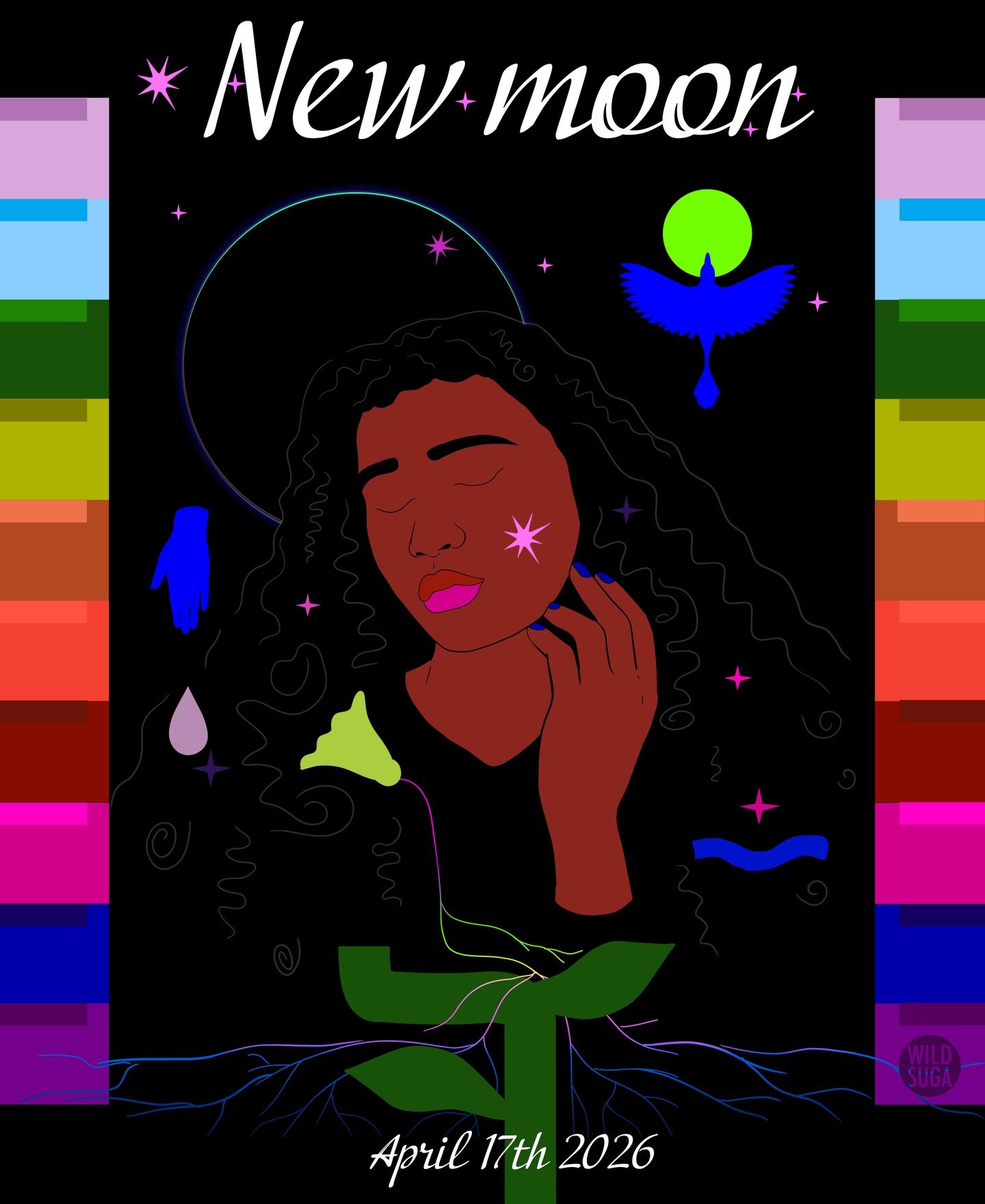 🌑 New beginnings again under a new moon in Aries x trusting the timing of it all.

#newmoon #celestial #stars #ecology