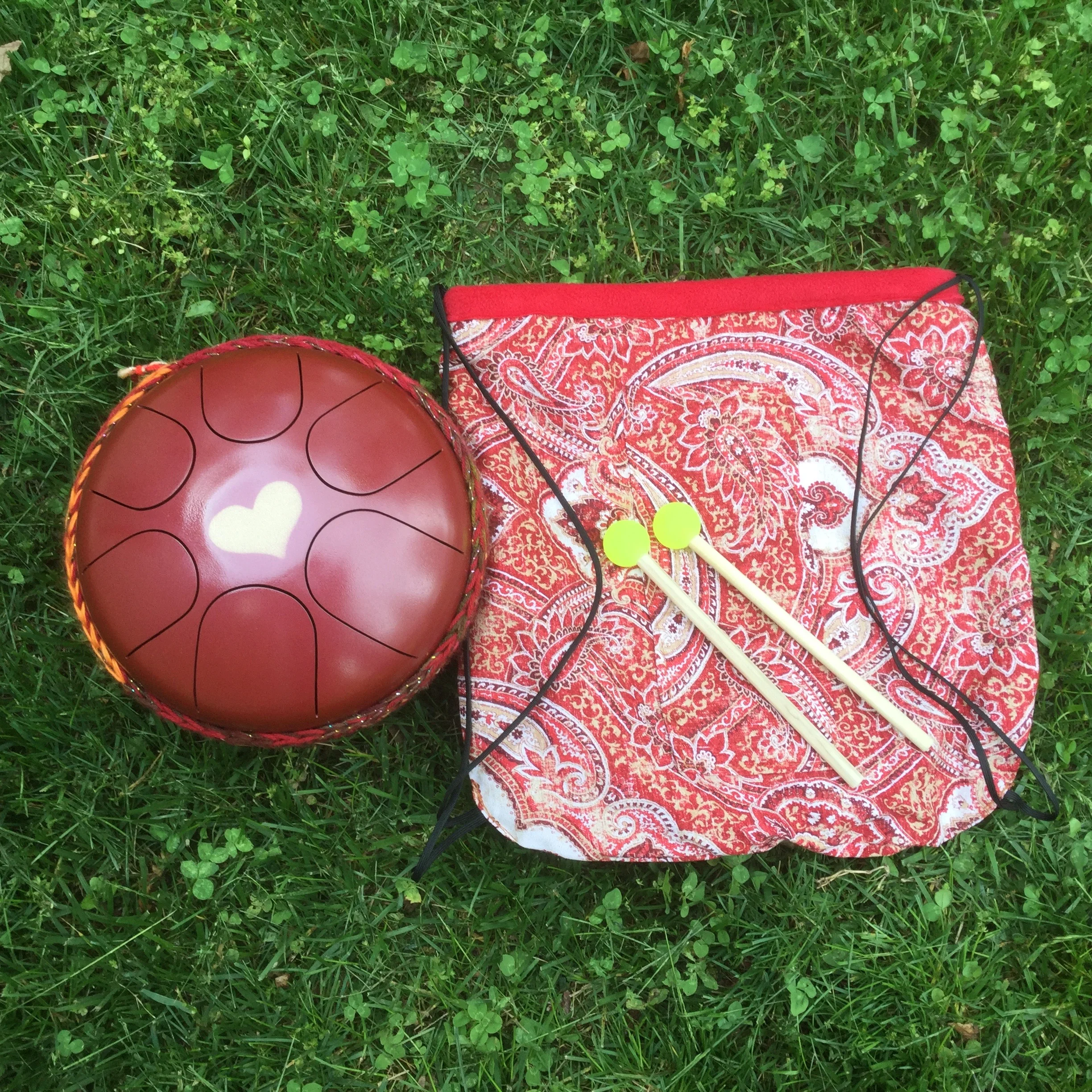 travel size steel tongue drum