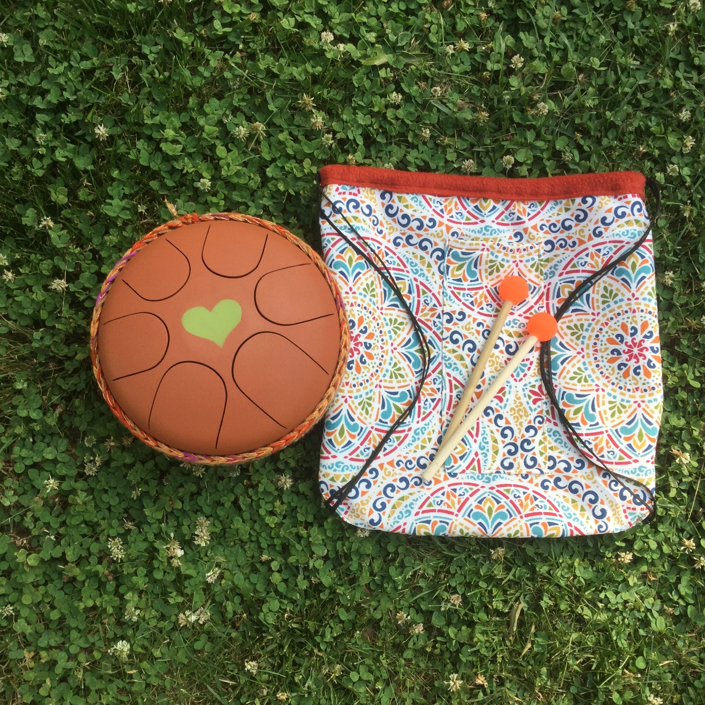 travel size steel tongue drum