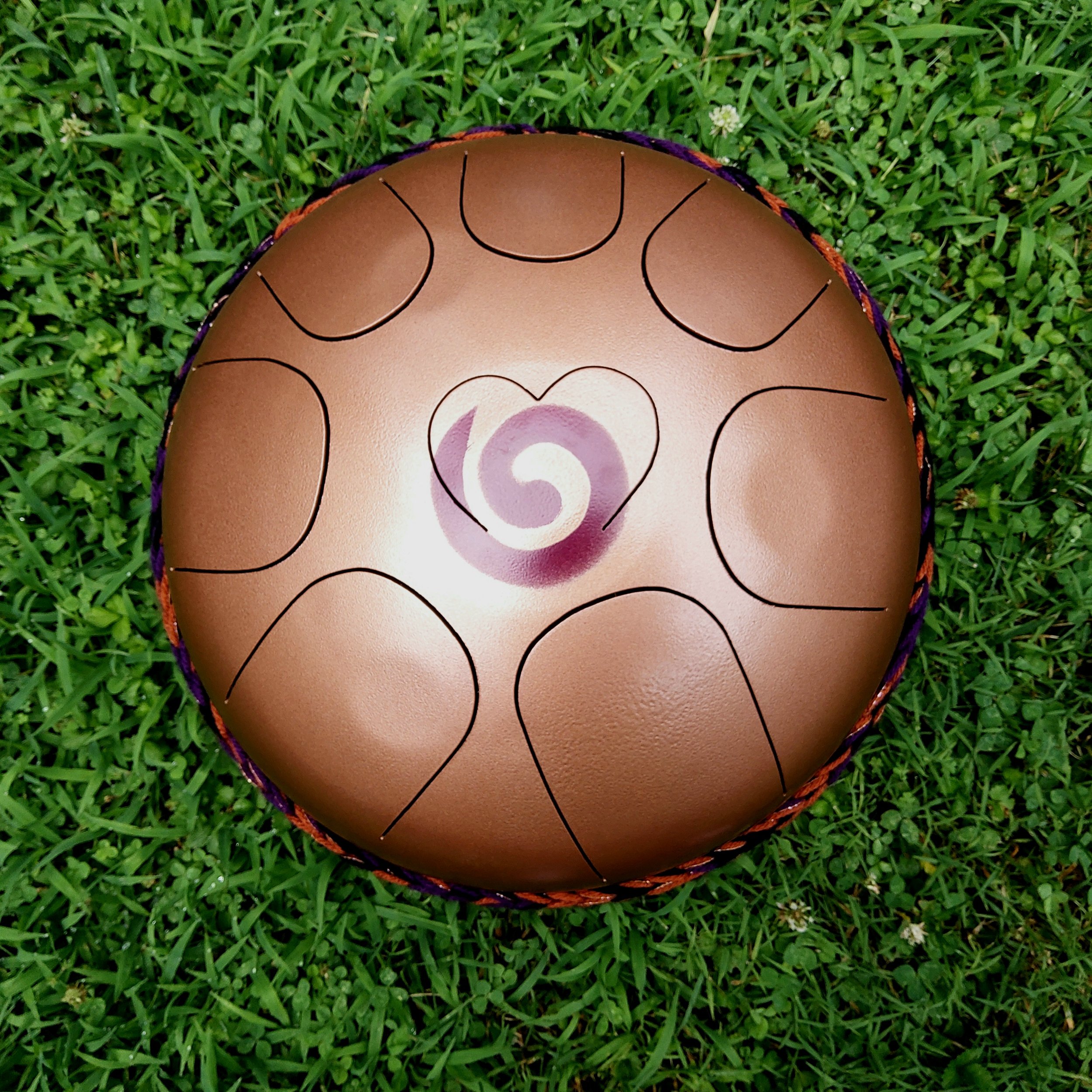 Cm Balance Moyo Drum - Copper with Energy Swirl