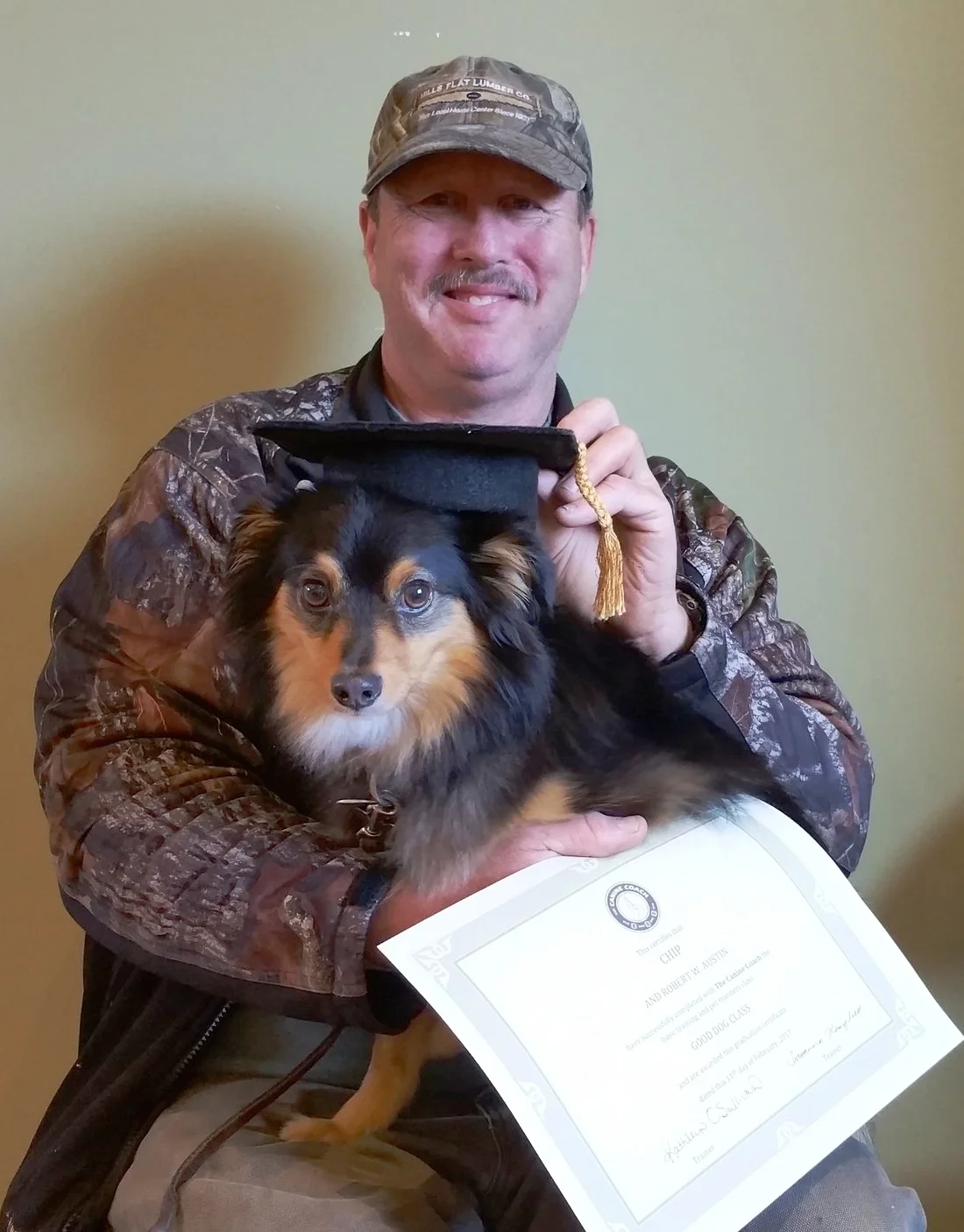 Robert & Chip graduate!