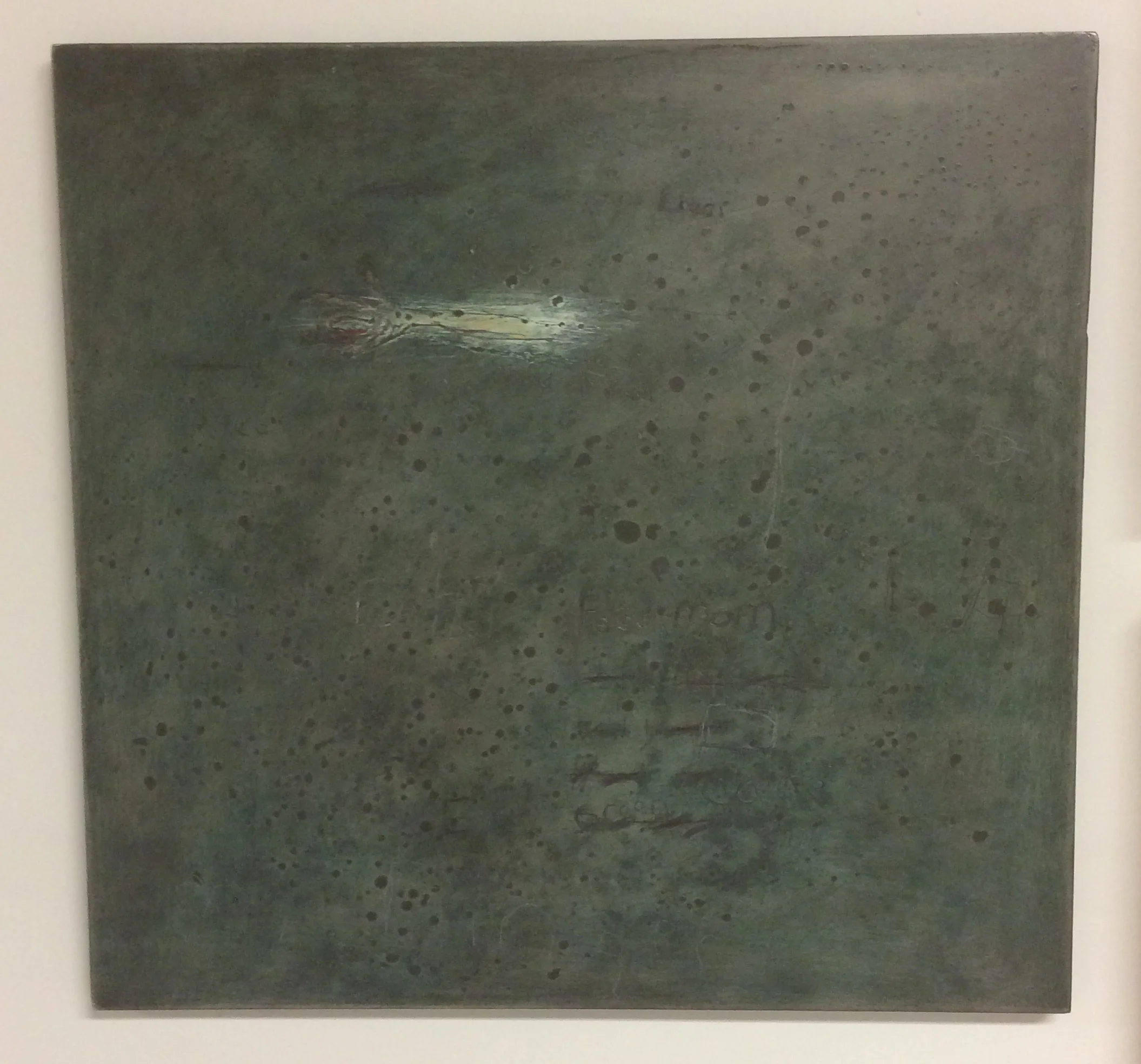 I cut my finger and ate green cake