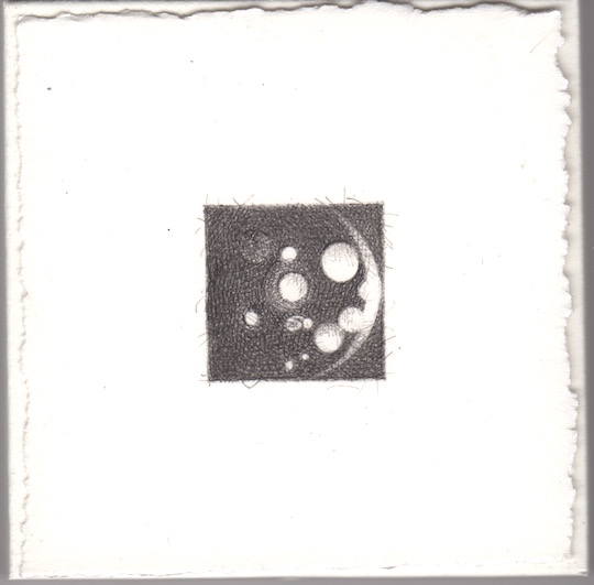 Christine Taylor Patten T-4 From 98-245 in ‘micro/macro’ series 2016 3 ½ x 3 ½ inches Crowquill, ink, paper