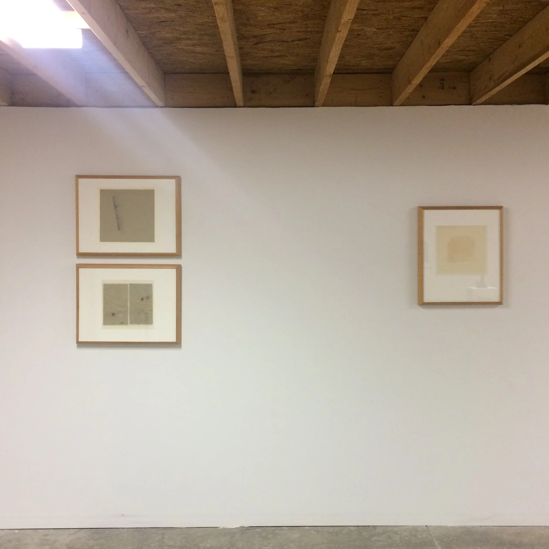  MIchelle Cooke Strata Series #6, #27, #41 Graphite, paper, plate oil, acrylic 2002 - 2004 16 x 20 inches 