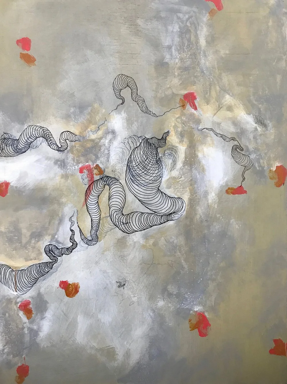 Timothy Nero Un-plasticize Mind 48 x 36 inches Acrylic on panel