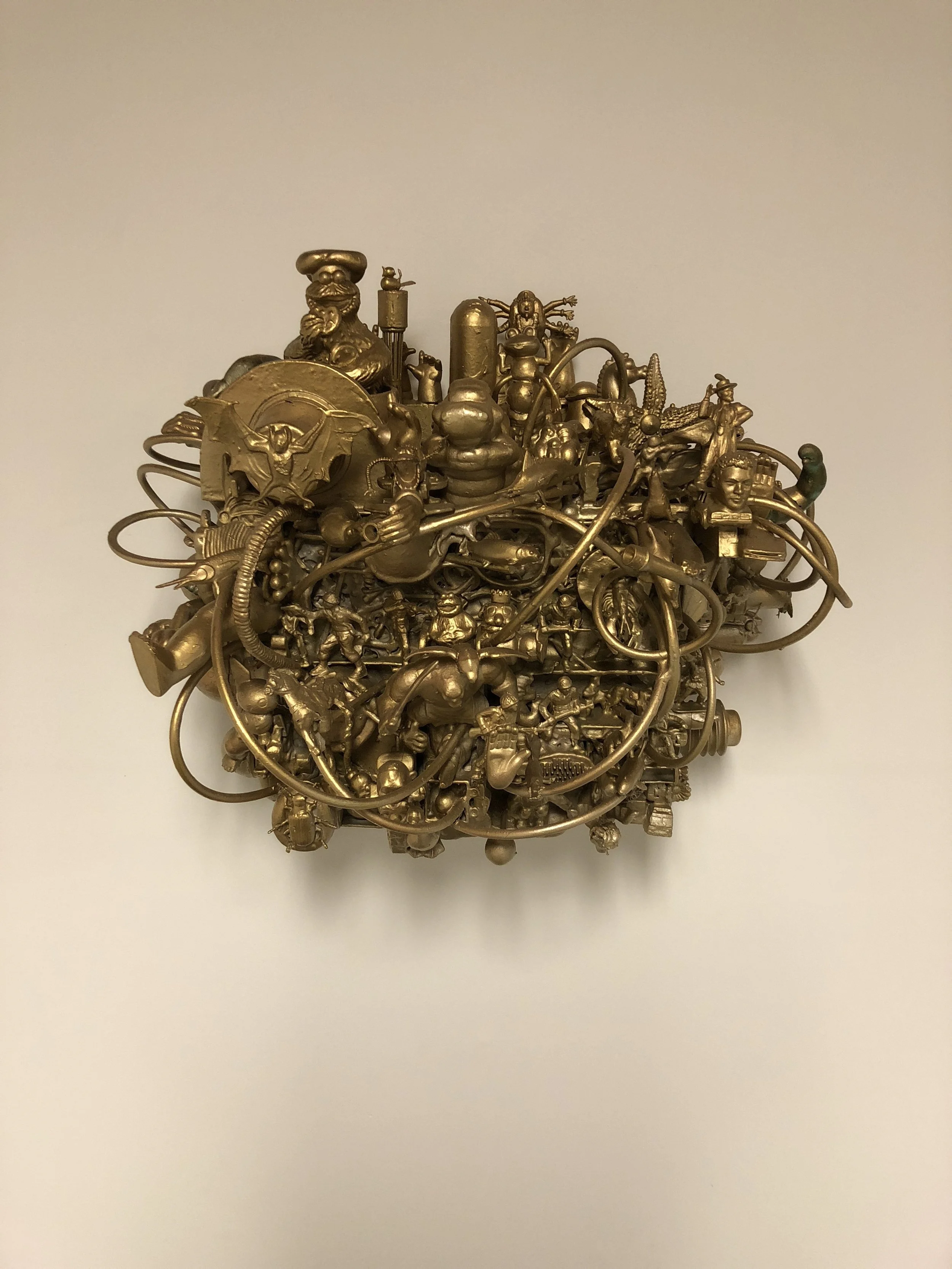  William Georgenes untitled 19 1/2 x 17 x 11 inches mixed media assemblage  o date  