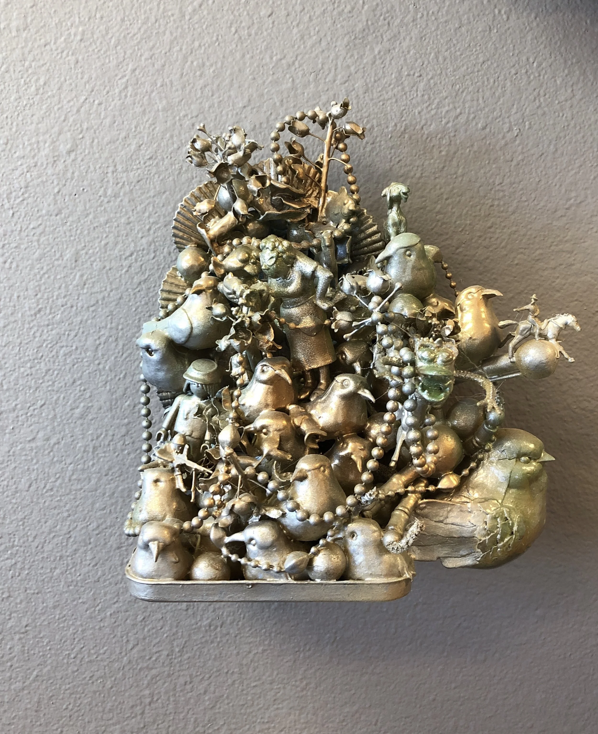  William Georgenes untitled 9 x 10 x 11 inches mixed media assemblage 2015 