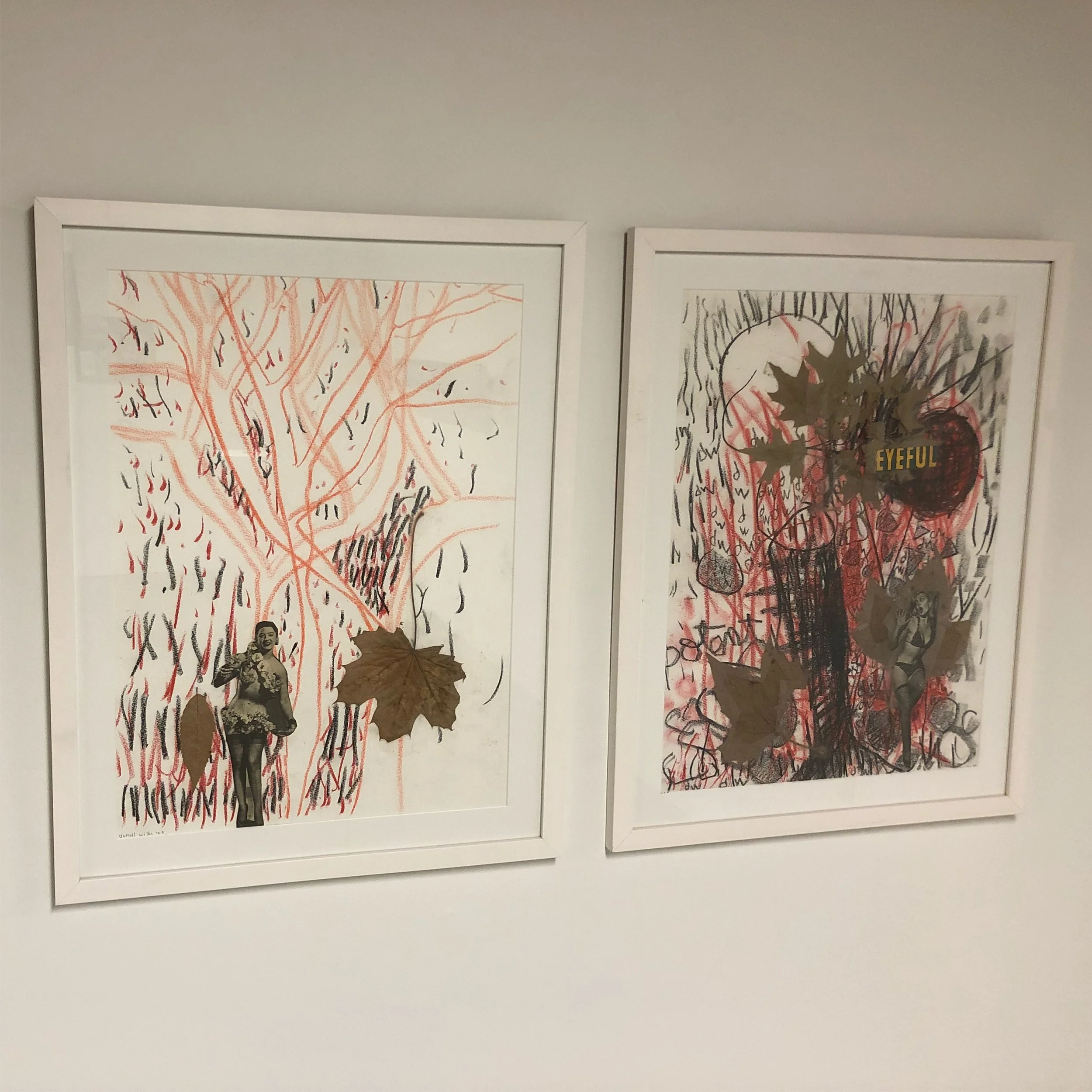  Darrell Wilks When Spirits Linger Mixed media collage on paper 15 x 20 inches 2005     &amp;     Darrell Wilks &nbsp; Hustle and Flow Mixed media collage on paper 15 x 20 inches 2005 