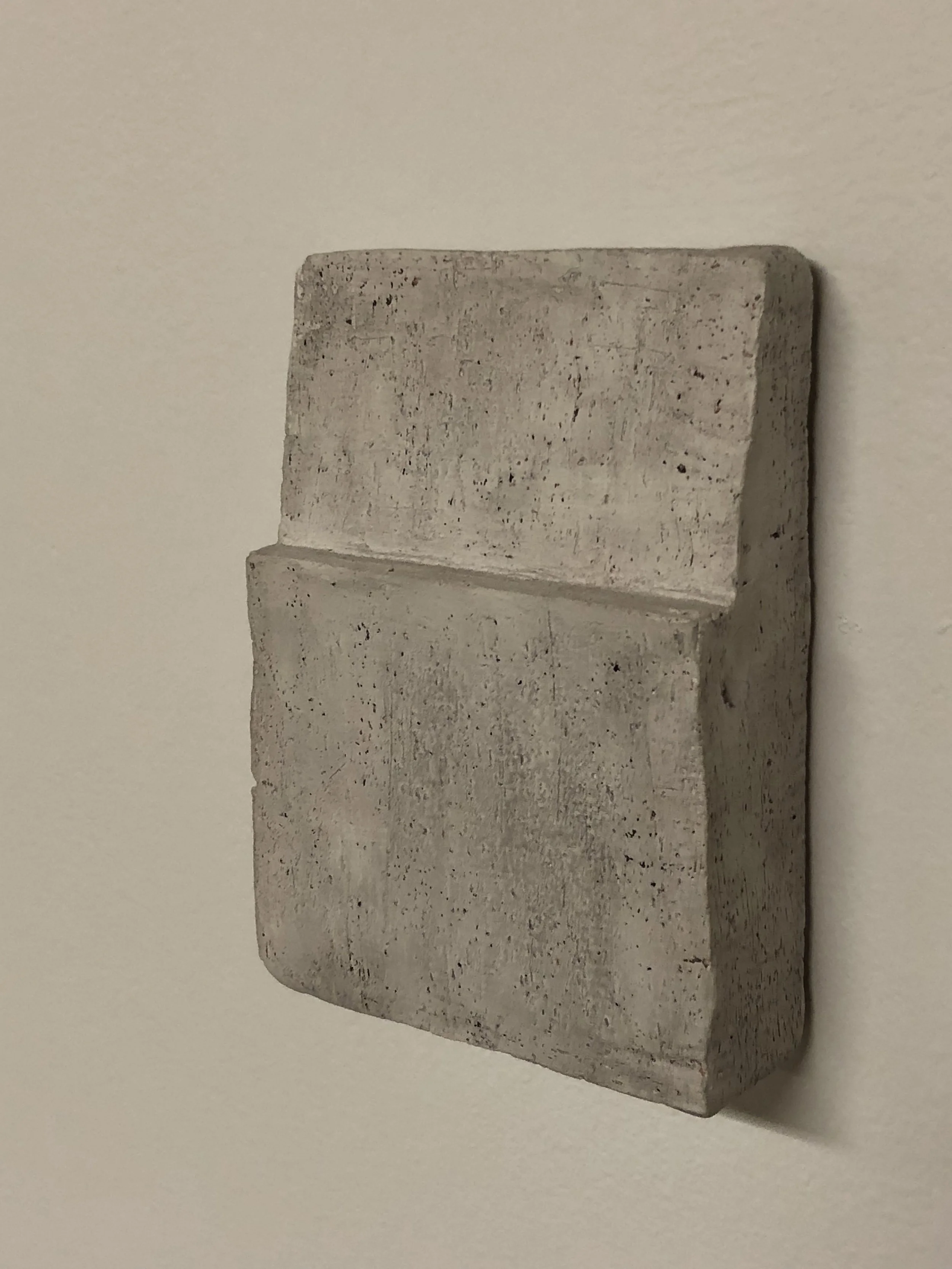  Ilona Pachler Relic 1 Clay and pigment 4 x 3 x 1 inches 2017    