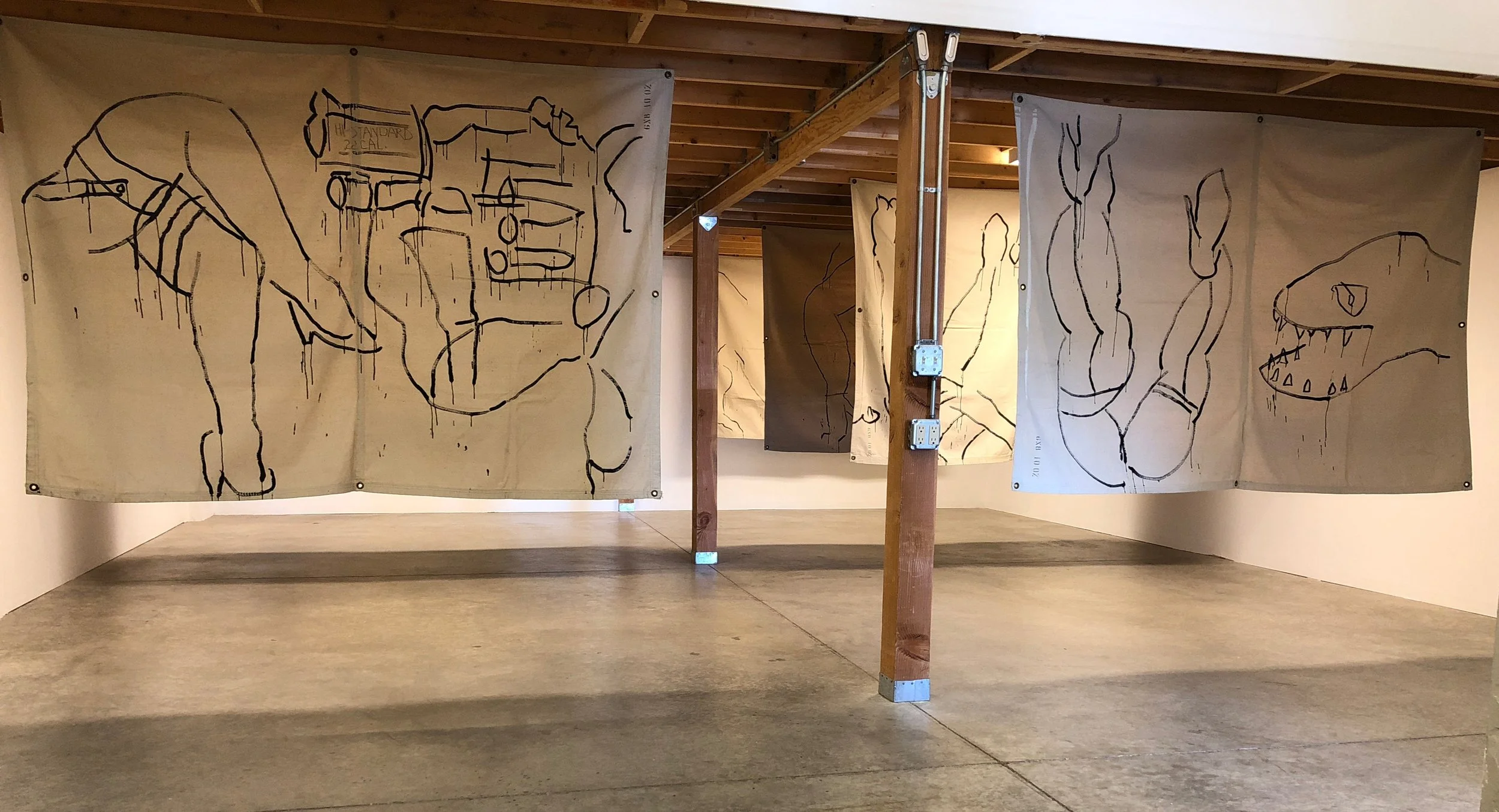 Darrell Wilks, Tarp Paintings