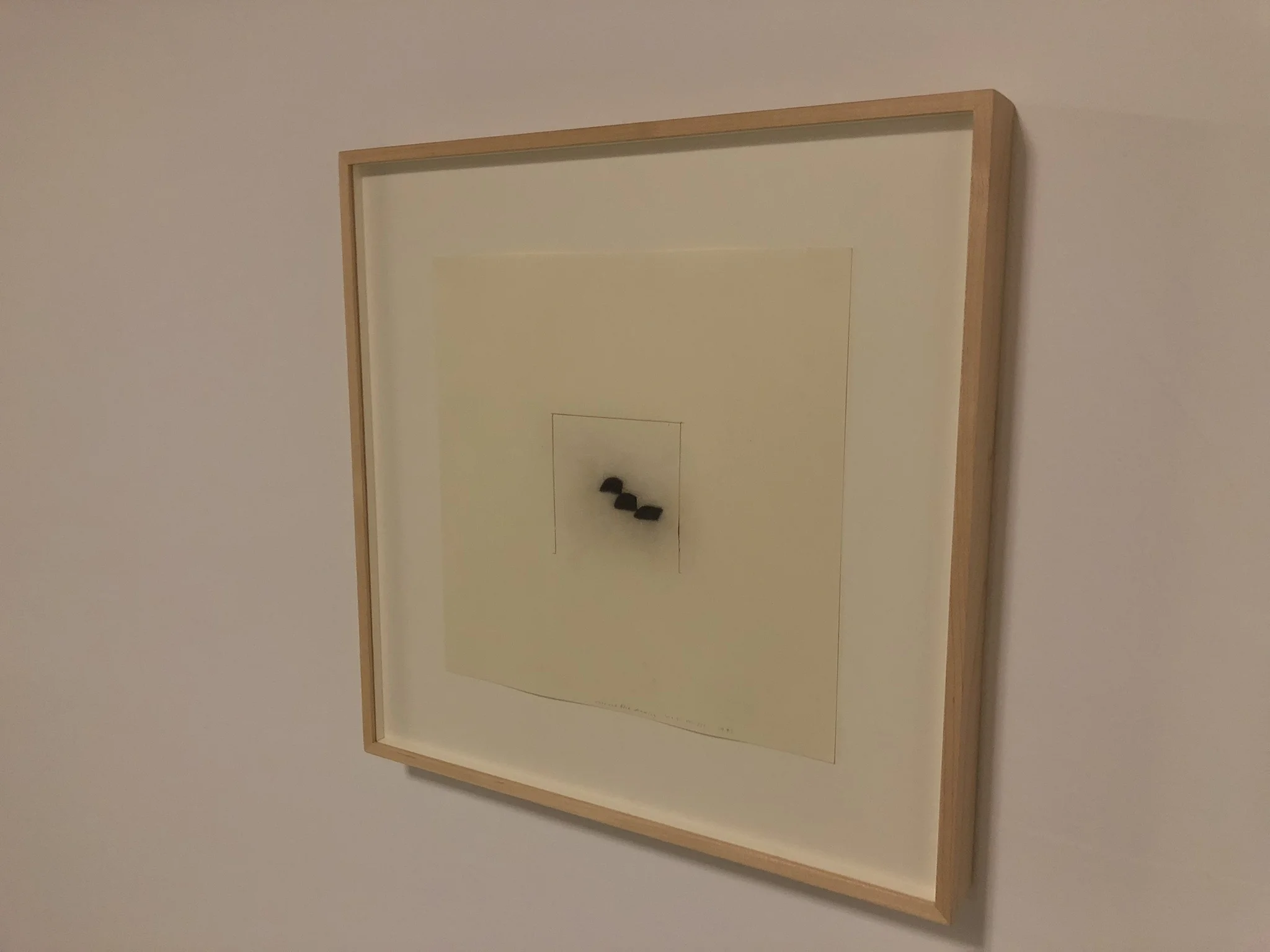  Wes Mills no title 9 ½ x 9 ½ inches Graphite, ink and pigment on paper 1997    
