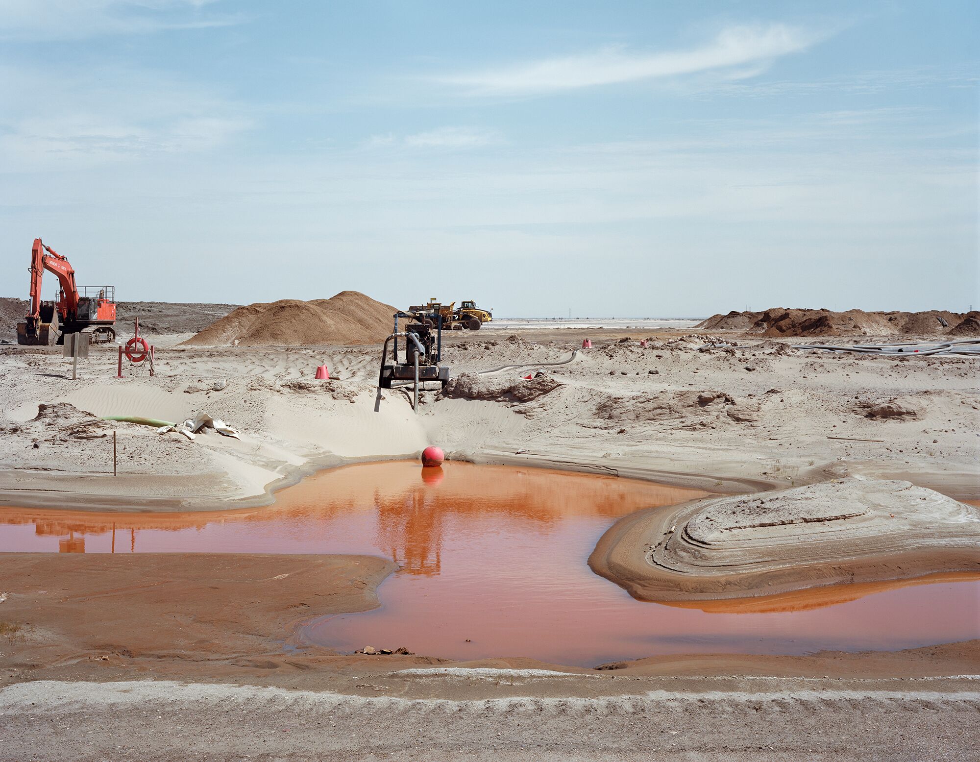 Mary Peck Syncrude Tailings Pond North of Ft. McMurray, Alberta Archival pigment print Edition of 15 22 x 26 ½ inches 2017