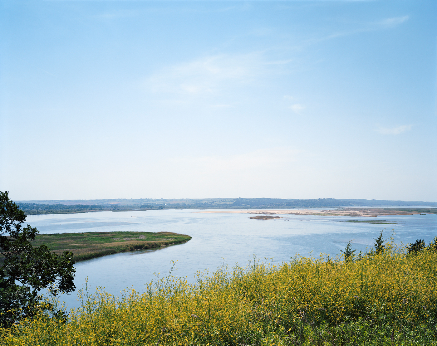 Mary Peck Missouri River North of Niobrara City, Nebraska Archival pigment print Edition of 15 22 x 26 ½ inches 2017