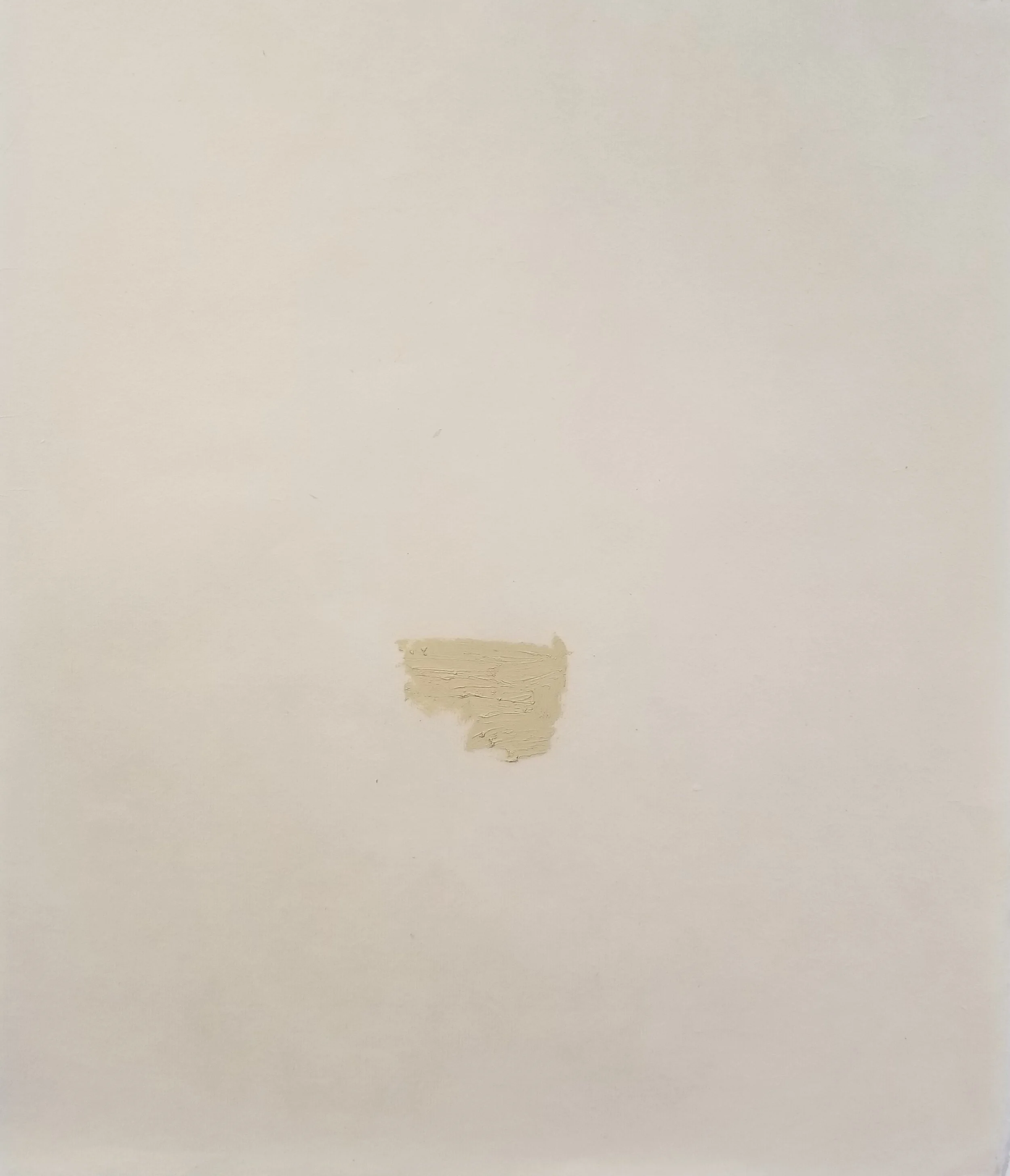  Michael Diaz Untitled Oilstick and Japanese handmade paper 17 ⅜ x 21 ⅛ inches 2019    