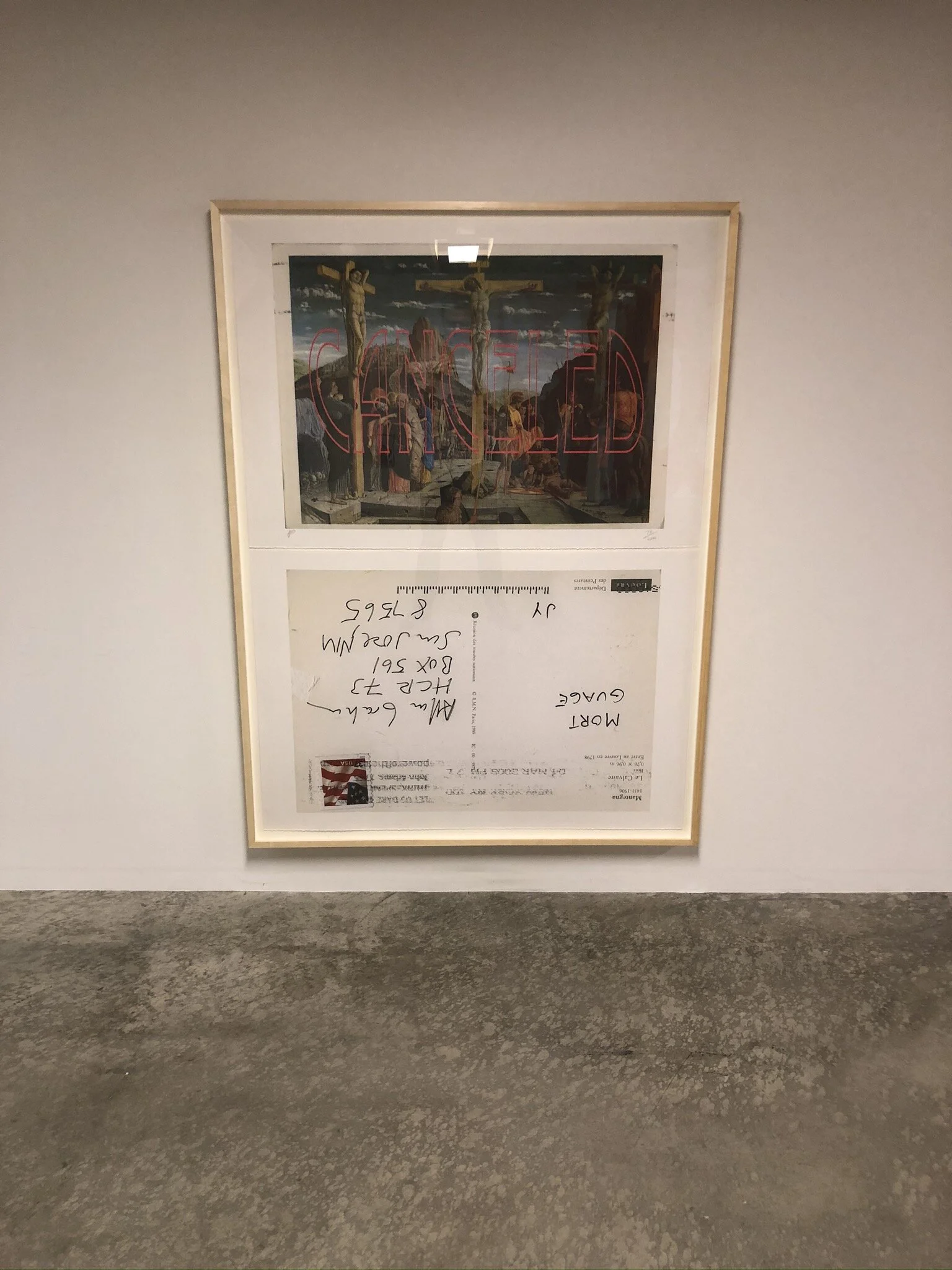  Allan Graham &amp; John Yau MORT-GAUGE CANCELED Single Print 60 x 43 inches 2008    